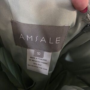 Amsale Women's Silk Jacket - Sophisticated Silver